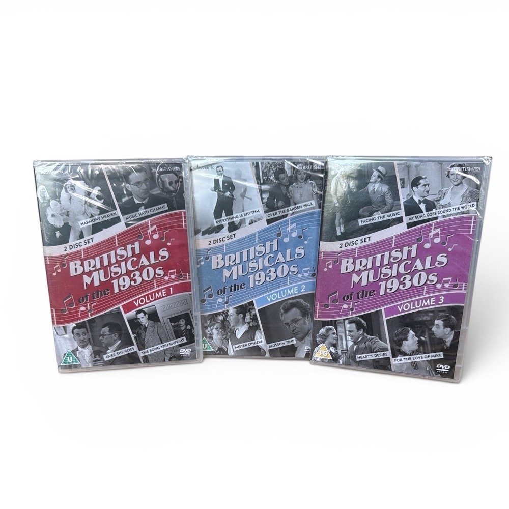 British Musicals of the 1930s Volumes 1-3 DVD Set 6-Disc Collection Region 2 NEW